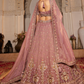 Tissue Lehenga Choli & Dupatta with Sequin Embroidery