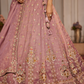 Tissue Lehenga Choli & Dupatta with Sequin Embroidery