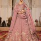 Tissue Lehenga Choli & Dupatta with Sequin Embroidery