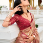 Tissue Silk Saree with Zari Booti and Elegant Sheen - LaVante Fashion