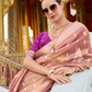 Tissue Silk Saree with Zari Booti and Elegant Sheen - LaVante Fashion