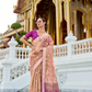 Tissue Silk Saree with Zari Booti and Elegant Sheen - LaVante Fashion
