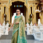 Tissue Silk Saree with Zari Booti and Elegant Sheen - LaVante Fashion
