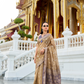 Tissue Silk Saree with Zari Booti and Elegant Sheen - LaVante Fashion