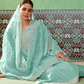 Pure Bamber Silk Embroidered Salwar Suit for Festive Elegance