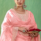 Pure Bamber Silk Embroidered Salwar Suit for Festive Elegance