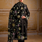 Traditional Embroidered Straight Salwar Suit in Elegant Style