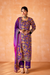 Pure Kanjivaram Salwar Suit with Digital Embroidered Borders