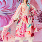 Pure Muslin Embroidered Salwar Suit with Pearl Cutwork Finish