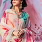 Pure Muslin Embroidered Salwar Suit with Pearl Cutwork Finish