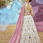 Viscose Fabric Sequins Work Semi-Stitched Lehenga Choli Dupatta