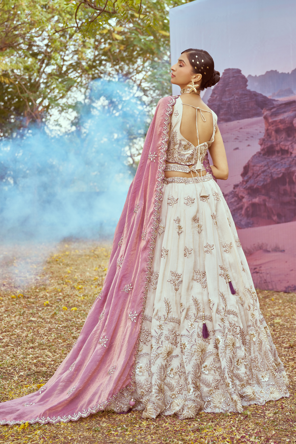 Viscose Fabric Sequins Work Semi-Stitched Lehenga Choli Dupatta