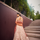 Viscose Fabric Sequins Work Semi-Stitched Lehenga Choli Dupatta