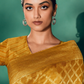 Classic Viscose Woven Solid Saree with Matching Blouse
