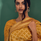 Classic Viscose Woven Solid Saree with Matching Blouse
