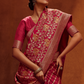 Soft Viscose Solid Saree with Blouse for Everyday Elegance