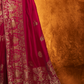 Viscose Silk Haldi Function Saree with Satin Silk Blouse