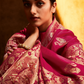 Viscose Silk Haldi Function Saree with Satin Silk Blouse