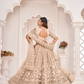 Designer Net Lehenga Set with Thread and Sequin Embroidery