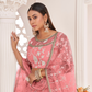 Designer Net Lehenga Set with Thread and Sequin Embroidery