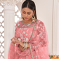 Designer Net Lehenga Set with Thread and Sequin Embroidery