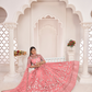 Designer Net Lehenga Set with Thread and Sequin Embroidery