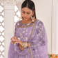 Designer Net Lehenga Set with Thread and Sequin Embroidery