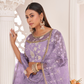 Designer Net Lehenga Set with Thread and Sequin Embroidery
