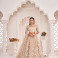 Designer Net Lehenga Set with Thread and Sequin Embroidery