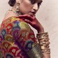 Pure Zari Elegance A Saree Woven with Timeless Beauty