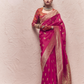 Pure Zari Elegance A Saree Woven with Timeless Beauty