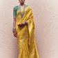 Pure Zari Elegance A Saree Woven with Timeless Beauty