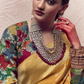 Pure Zari Elegance A Saree Woven with Timeless Beauty