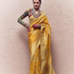 Pure Zari Elegance A Saree Woven with Timeless Beauty