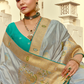 Banarasi Silk Saree with Traditional Zari Weaving Elegance