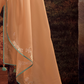 Organza Silk Saree with Embroidered Lace Border & Full Fancy Embroidery