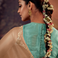 Organza Silk Saree with Embroidered Lace Border & Full Fancy Embroidery