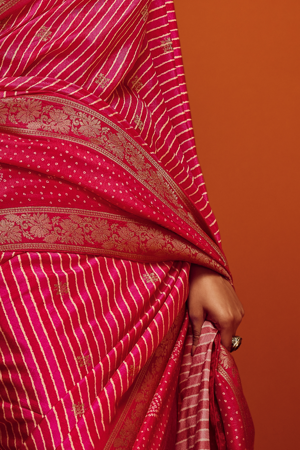 Graceful Woven Saree with Digitally Printed Blouse