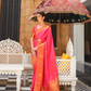Designer Banarasi Silk Saree with Small Butti Zari Weaving