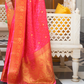 Designer Banarasi Silk Saree with Small Butti Zari Weaving