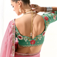 Tissue Silk Saree with Heavy Embroidered Border for Grand Occasions