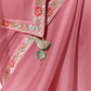 Tissue Silk Saree with Heavy Embroidered Border for Grand Occasions