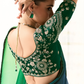 Tissue Silk Saree with Heavy Embroidered Border for Grand Occasions