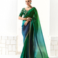 Tissue Silk Saree with Heavy Embroidered Border for Grand Occasions