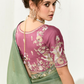 Tissue Silk Saree with Heavy Embroidered Border for Grand Occasions