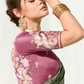 Tissue Silk Saree with Heavy Embroidered Border for Grand Occasions