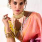 Tissue Silk Saree with Heavy Embroidered Border for Grand Occasions