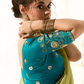 Tissue Silk Saree with Heavy Embroidered Border for Grand Occasions