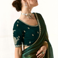 Tissue Silk Saree with Heavy Embroidered Border for Grand Occasions