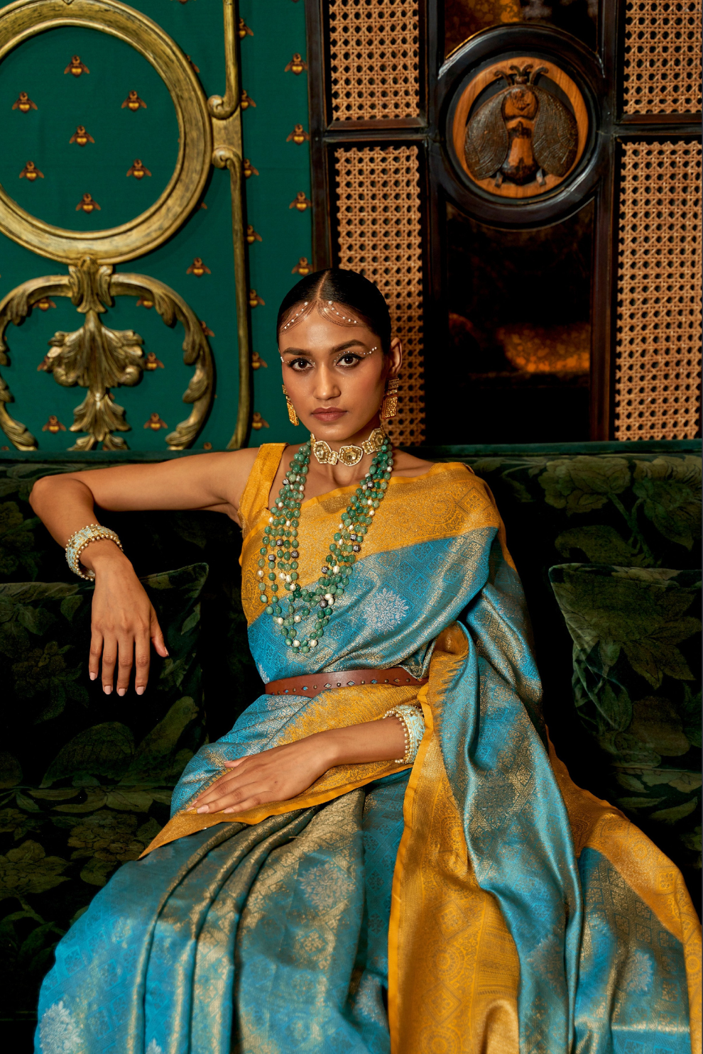Pure Silk Saree with Rich Zari Weave & Charming Pallu Tassels